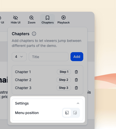 chapter-navigator-settings